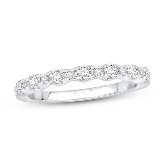 Now + Forever Diamond Wedding Ring 1/2 ct tw 14K White Gold