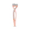 Thumbnail Image 1 of Diamond Engagement Ring 3/4 ct tw Round-cut 14K Rose Gold