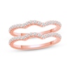Thumbnail Image 1 of Diamond Wedding Band 1/2 ct tw Round-cut 14K Rose Gold