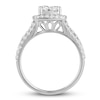 Thumbnail Image 2 of Diamond Engagement Ring 1-1/3 cts tw Round-cut 14K White Gold
