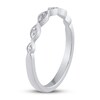 Thumbnail Image 1 of Diamond Wedding Band 1/20 ct tw Round-cut 10K White Gold