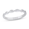 Thumbnail Image 0 of Diamond Wedding Band 1/20 ct tw Round-cut 10K White Gold
