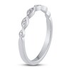 Thumbnail Image 1 of Diamond Wedding Band 1/20 ct tw Round-cut 10K White Gold