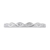 Thumbnail Image 2 of Diamond Wedding Band 1/20 ct tw Round-cut 10K White Gold