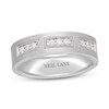 Thumbnail Image 0 of Neil Lane Men's Diamond Wedding Band 1/5 ct tw Round-cut 14K White Gold