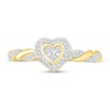 Thumbnail Image 2 of Now + Forever Diamond Heart Engagement Ring 1/6 ct tw 10K Yellow Gold