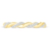 Thumbnail Image 2 of Now + Forever Round-cut Diamond Wedding Band 1/10 ct tw 10K Yellow Gold