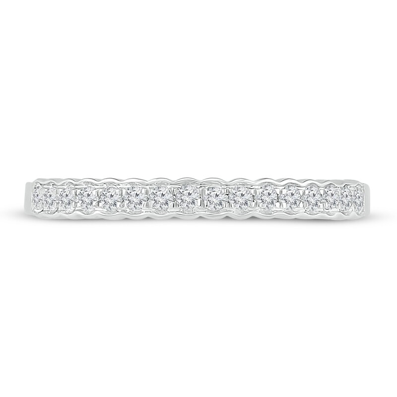 Main Image 2 of Now + Forever Diamond Wedding Band 1/6 ct tw 10K White Gold