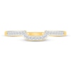Thumbnail Image 2 of Now + Forever Round-cut Diamond Wedding Band 1/10 ct tw 10K Yellow Gold