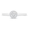Thumbnail Image 1 of Round-cut Diamond Engagement Ring 1/4 ct tw 10K White Gold