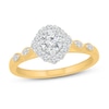 Thumbnail Image 1 of Now + Forever Round-cut Diamond Engagement Ring 1/2 ct tw 10K Yellow Gold