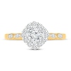 Thumbnail Image 2 of Now + Forever Round-cut Diamond Engagement Ring 1/2 ct tw 10K Yellow Gold