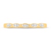 Thumbnail Image 2 of Now + Forever Round-cut Diamond Wedding Band 1/20 ct tw 10K Yellow Gold