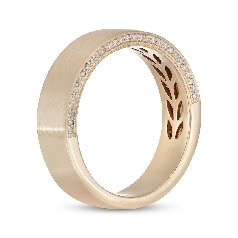Main Image 4 of Neil Lane Men's Diamond Wedding Band 1/5 ct tw 14K Yellow Gold