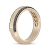 Thumbnail Image 1 of Neil Lane Men's Black Diamond Wedding Band 1/2 ct tw 14K Yellow Gold