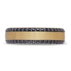 Thumbnail Image 2 of Neil Lane Men's Black Diamond Wedding Band 1/2 ct tw 14K Yellow Gold