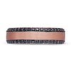 Thumbnail Image 3 of Neil Lane Men's Black Diamond Wedding Band 1/2 ct tw 14K Rose Gold