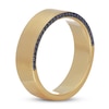 Thumbnail Image 2 of Neil Lane Men's Black Diamond Wedding Band 1/5 ct tw 14K Yellow Gold