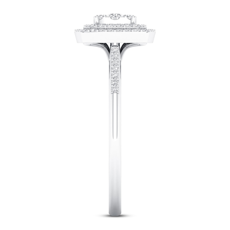 Main Image 2 of Now + Forever Diamond Engagement Ring 1/4 ct tw Round-cut 10K White Gold