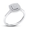 Thumbnail Image 3 of Diamond Engagement Ring 1/4 ct tw Round-cut 10K White Gold