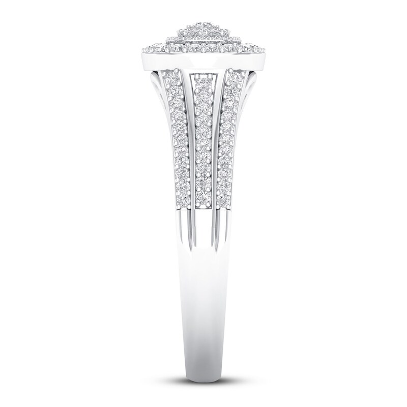 Main Image 2 of Now + Forever Diamond Engagement Ring 3/8 ct tw Round-cut 10K White Gold