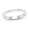 Thumbnail Image 1 of Now + Forever Diamond Wedding Band 1/15 ct tw Round-cut 10K White Gold
