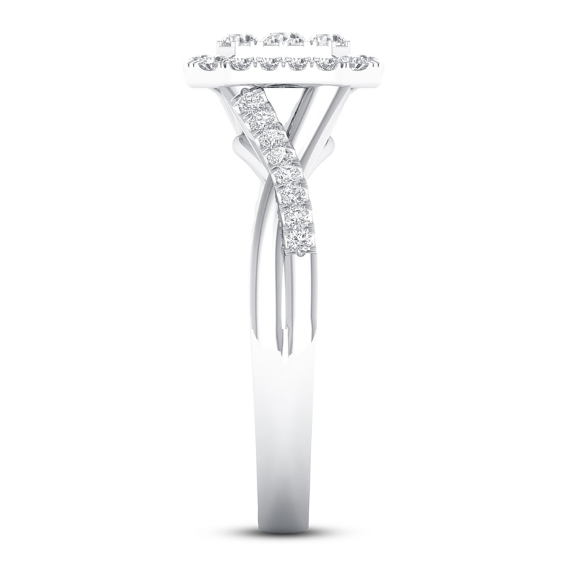 Main Image 2 of Now + Forever Diamond Engagement Ring 1/3 ct tw Round-cut 10K White Gold