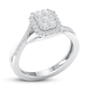 Thumbnail Image 3 of Diamond Engagement Ring 1/3 ct tw Round-cut 10K White Gold