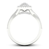 Thumbnail Image 2 of Now + Forever Diamond Engagement Ring 3/8 ct tw Round-cut 10K White Gold