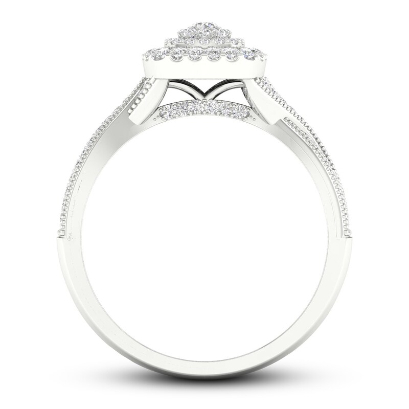 Main Image 2 of Now + Forever Diamond Engagement Ring 3/8 ct tw Round-cut 10K White Gold