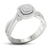 Thumbnail Image 4 of Now + Forever Diamond Engagement Ring 3/8 ct tw Round-cut 10K White Gold