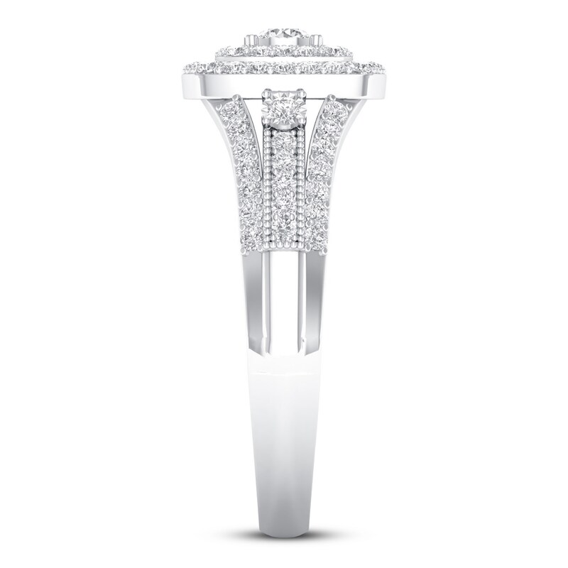 Main Image 2 of Now + Forever Diamond Engagement Ring 3/8 ct tw Round-cut 10K White Gold