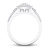 Thumbnail Image 3 of Now + Forever Diamond Engagement Ring 3/8 ct tw Round-cut 10K White Gold