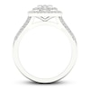 Thumbnail Image 2 of Now + Forever Diamond Engagement Ring 3/8 ct tw Round-cut 10K White Gold