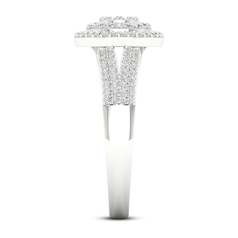 Main Image 3 of Now + Forever Diamond Engagement Ring 3/8 ct tw Round-cut 10K White Gold