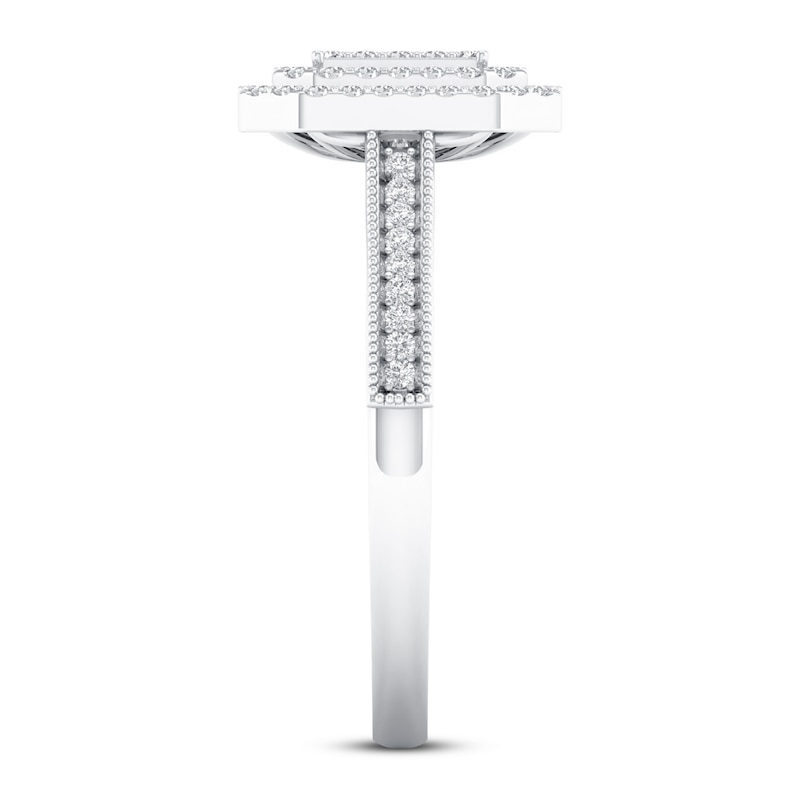 Main Image 2 of Now + Forever Diamond Engagement Ring 1/4 ct tw Round-cut 10K White Gold