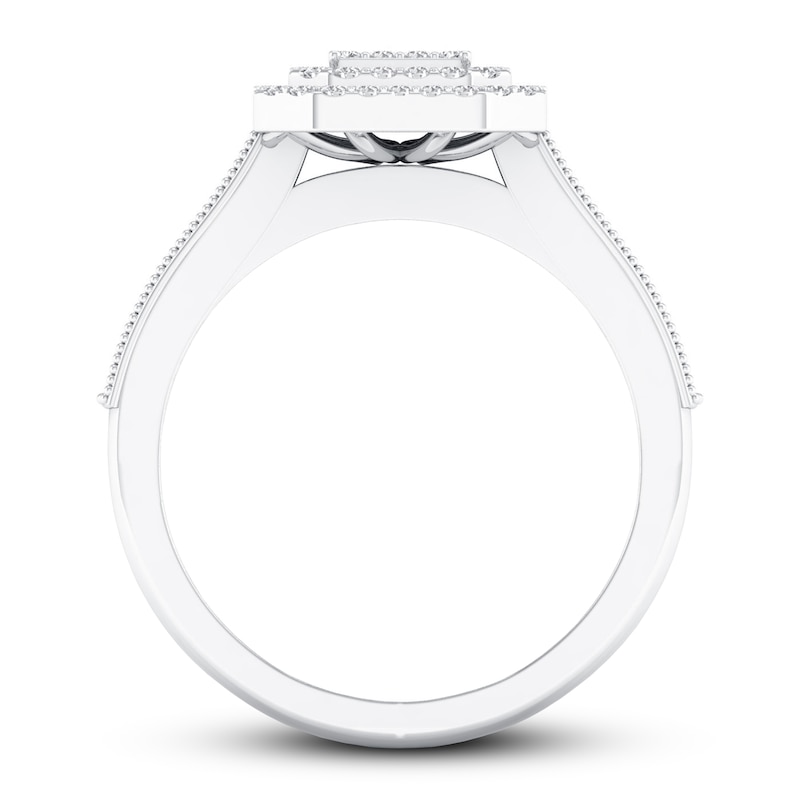 Main Image 3 of Now + Forever Diamond Engagement Ring 1/4 ct tw Round-cut 10K White Gold
