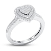Diamond Engagement Ring 1/4 ct tw Round-cut 10K White Gold