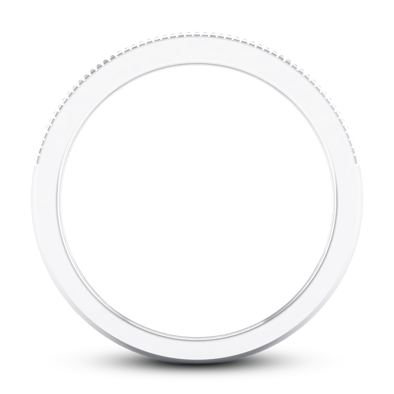Diamond Wedding Band 1/15 ct tw Round-cut 10K White Gold
