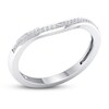 Thumbnail Image 4 of Now + Forever Diamond Wedding Band 1/20 ct tw Round-cut 10K White Gold