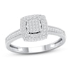 Thumbnail Image 0 of Diamond Engagement Ring 1/4 ct tw Round-cut 10K White Gold