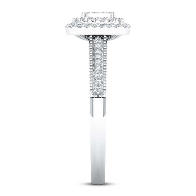 Main Image 2 of Now + Forever Diamond Engagement Ring 1/4 ct tw Round-cut 10K White Gold
