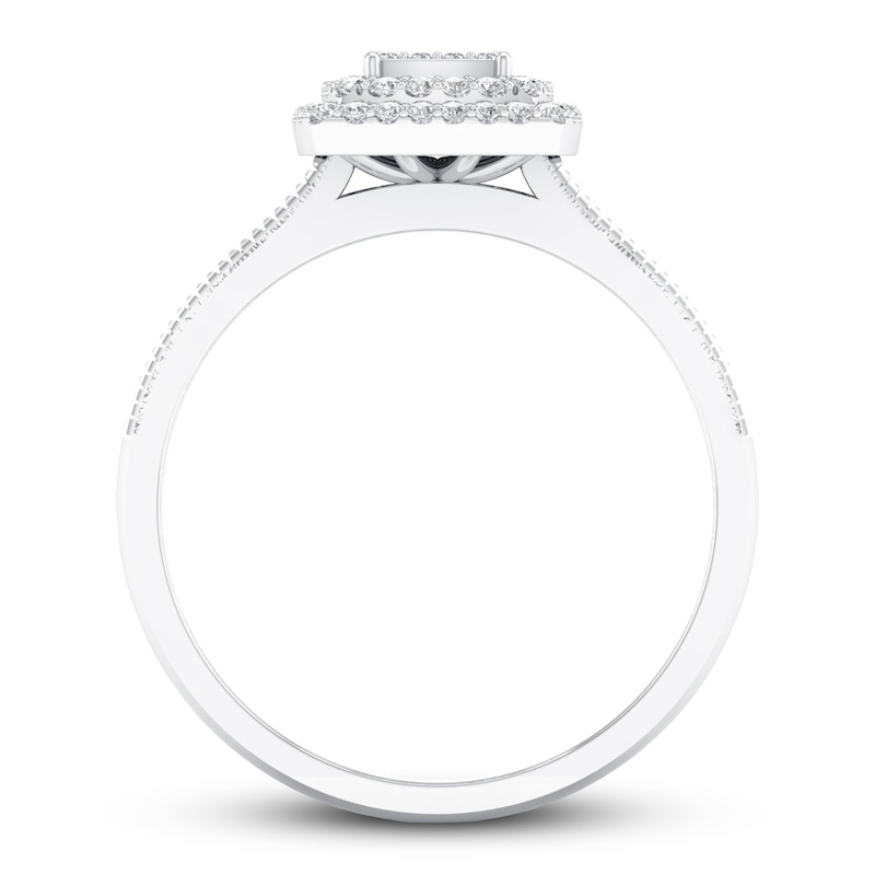 Main Image 3 of Now + Forever Diamond Engagement Ring 1/4 ct tw Round-cut 10K White Gold