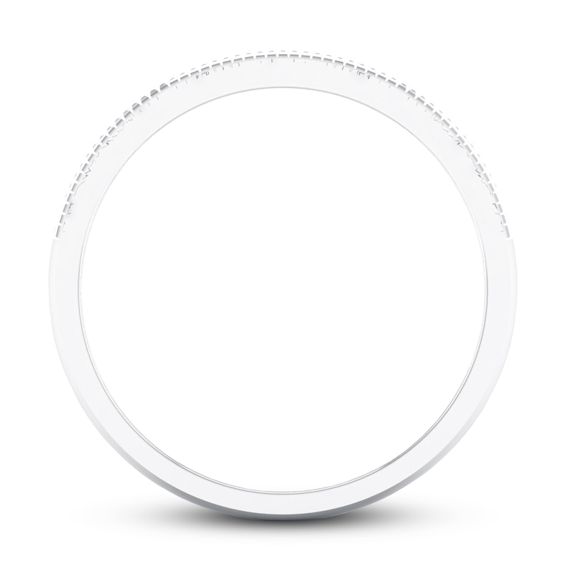 Main Image 3 of Now + Forever Diamond Wedding Band 1/15 ct tw Round-cut 10K White Gold