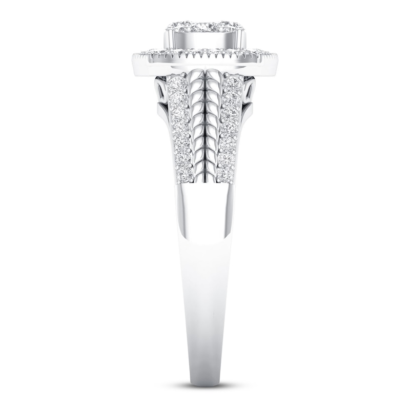 Main Image 2 of Now + Forever Diamond Engagement Ring 3/8 ct tw Round-cut 10K White Gold