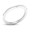 Thumbnail Image 4 of Now + Forever Diamond Wedding Band 1/10 ct tw Round-cut 10K White Gold