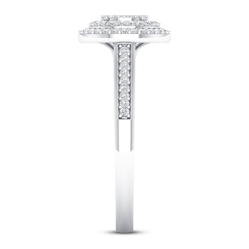 Main Image 2 of Now + Forever Diamond Engagement Ring 1/4 ct tw Round-cut 10K White Gold