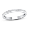 Thumbnail Image 0 of Diamond Wedding Band 1/20 ct tw Round-cut 10K White Gold