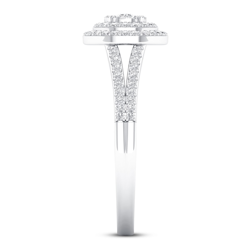 Main Image 2 of Now + Forever Diamond Engagement Ring 1/3 ct tw Round-cut 10K White Gold