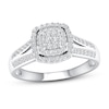 Thumbnail Image 0 of Diamond Engagement Ring 1/3 ct tw Round-cut 10K White Gold